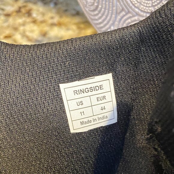 Ringside Men's Boxing Shoes W/Box Black Size 11 "Undefeated" - Picture 9 of 9